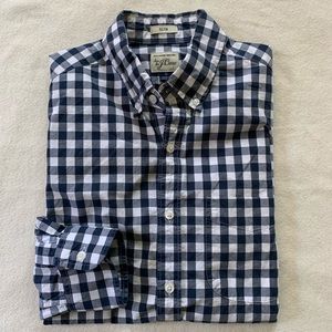 J. Crew Secret Wash Gingham Shirt